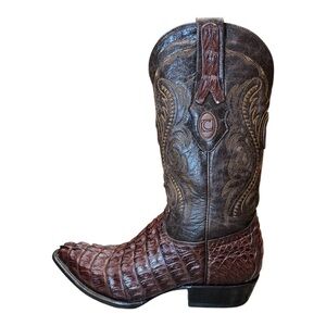 Chandra Crocodile Leather Western Boots Handmade by Cuadra Boots Men’s Cowboy 9